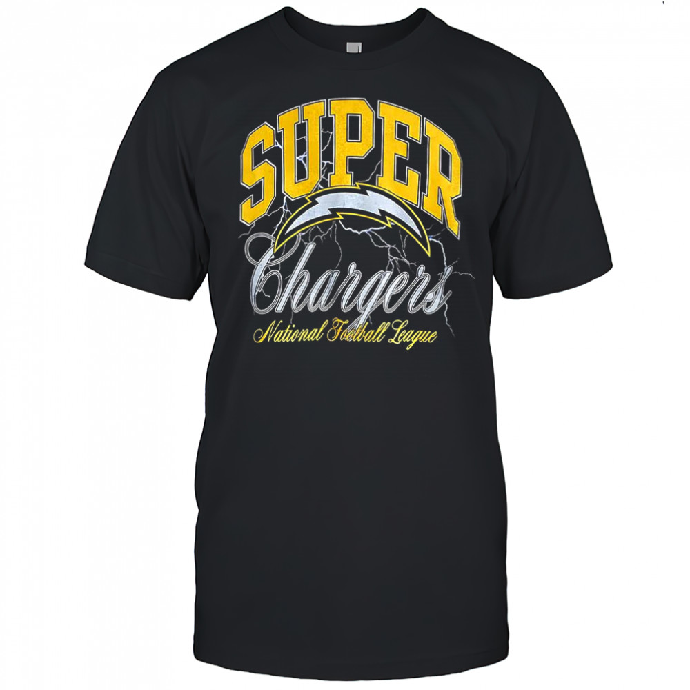 Los Angeles Chargers Super National football league lightning shirt