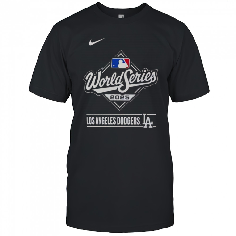 Los Angeles Dodgers 2025 National League Champions Logo T-Shirt