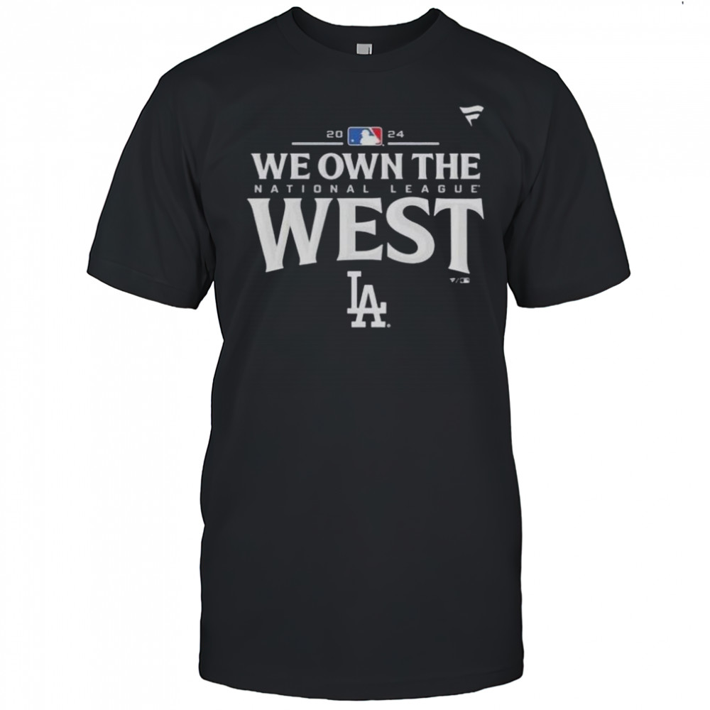 Los Angeles Dodgers Royal 2024 NL West Division Champions T-Shirt