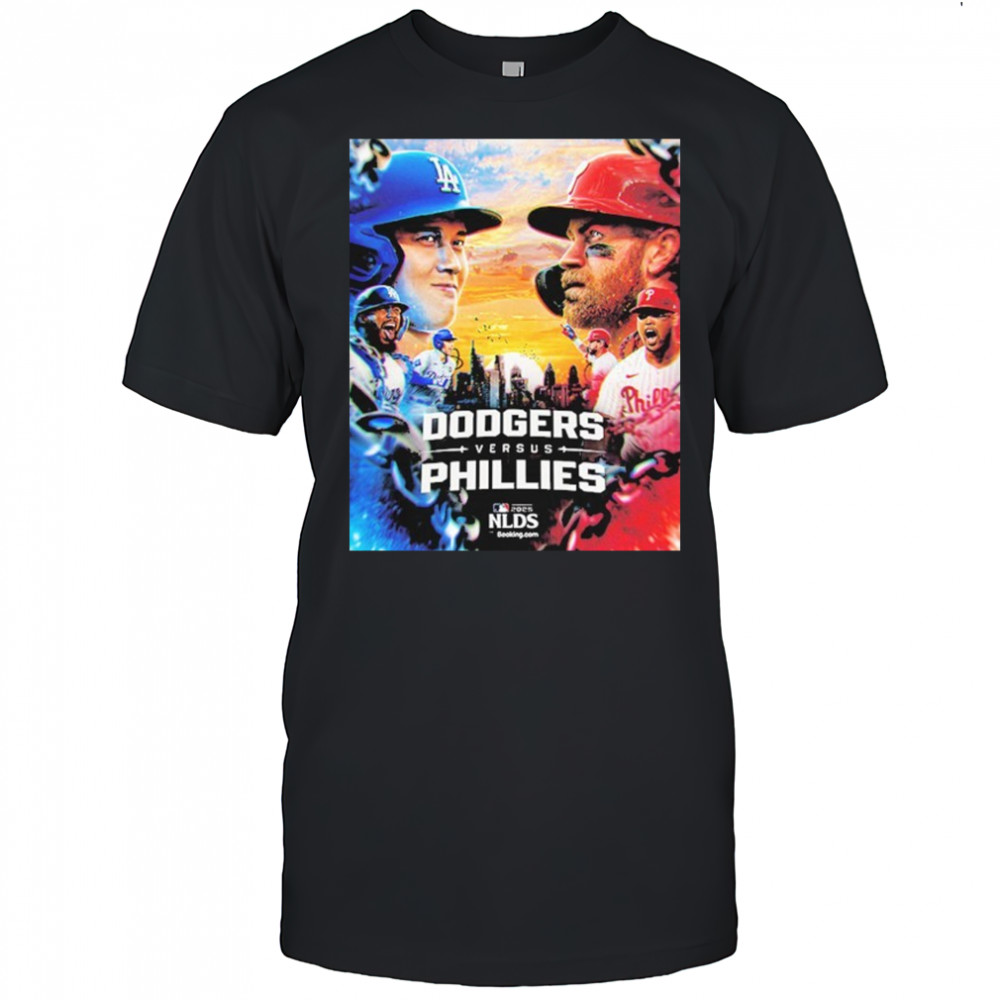 Los Angeles Dodgers Vs Philadelphia Phillies 2025 MLB NLDS T-shirt