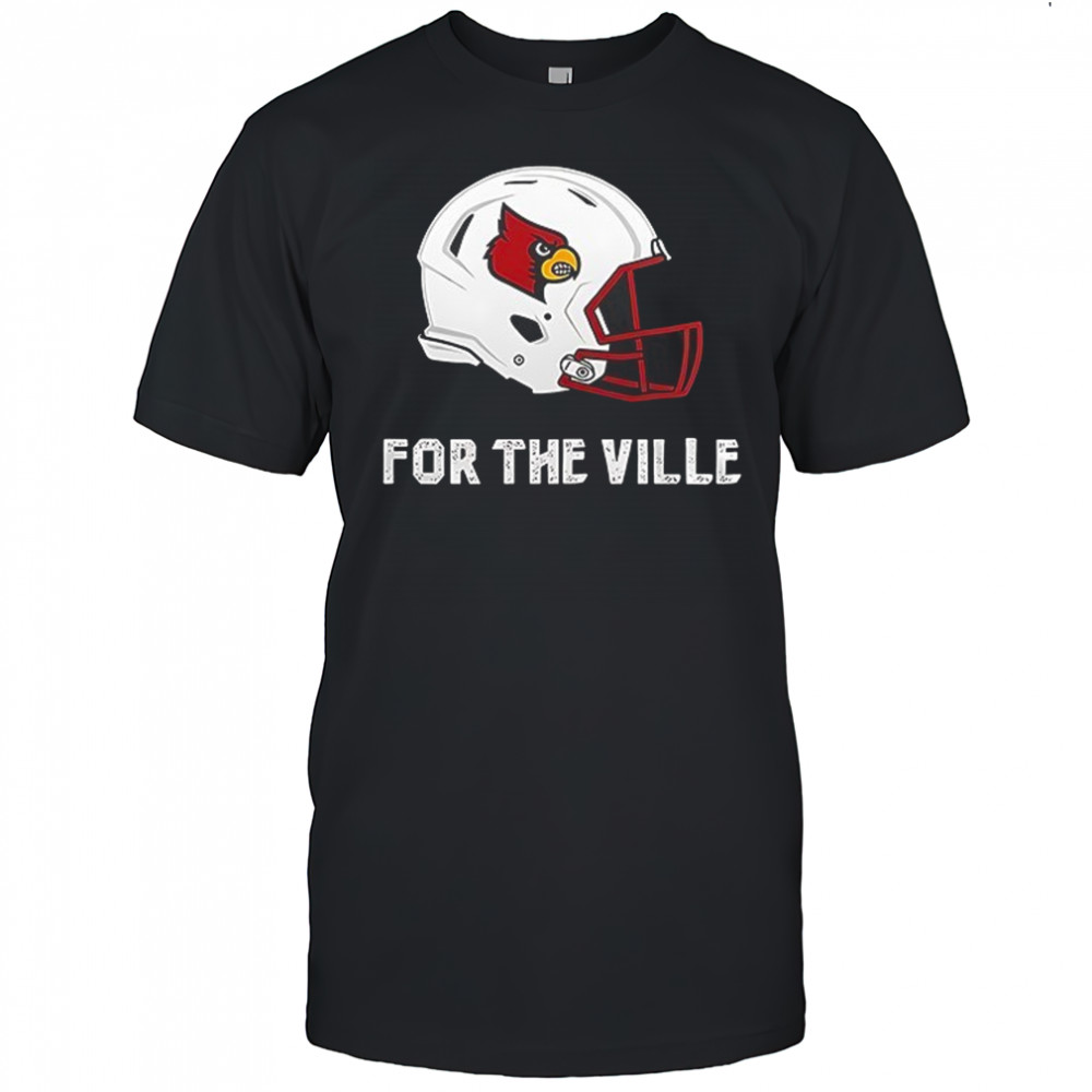 Louisville Cardinals for the ville mascot helmet shirt