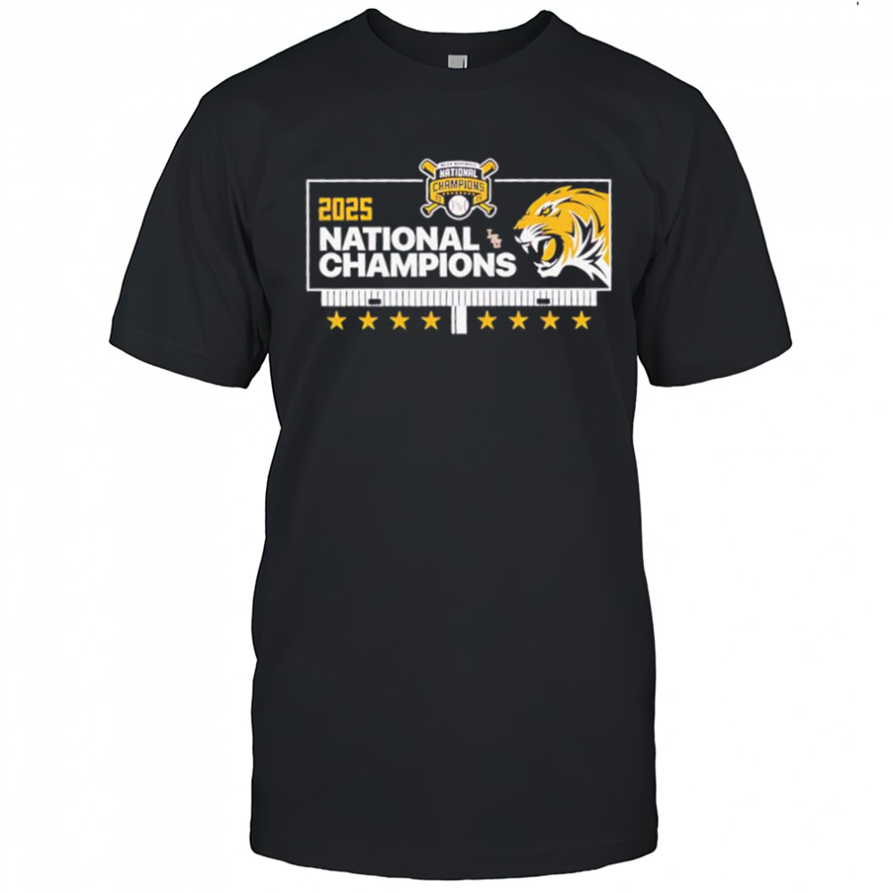 LSU Baseball 2025 National Champions mascot logo shirt