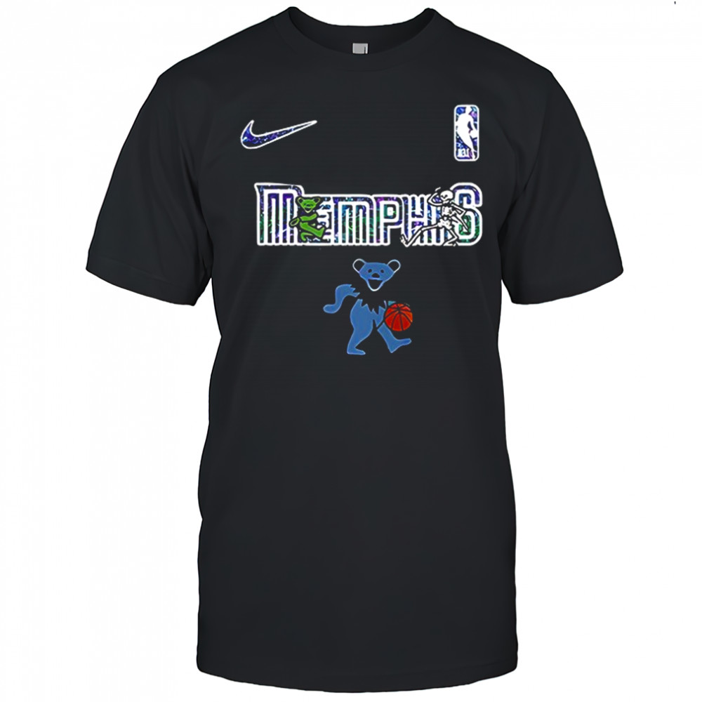 Memphis Grizzlies Grateful Dead 60th anniversary bears shirt