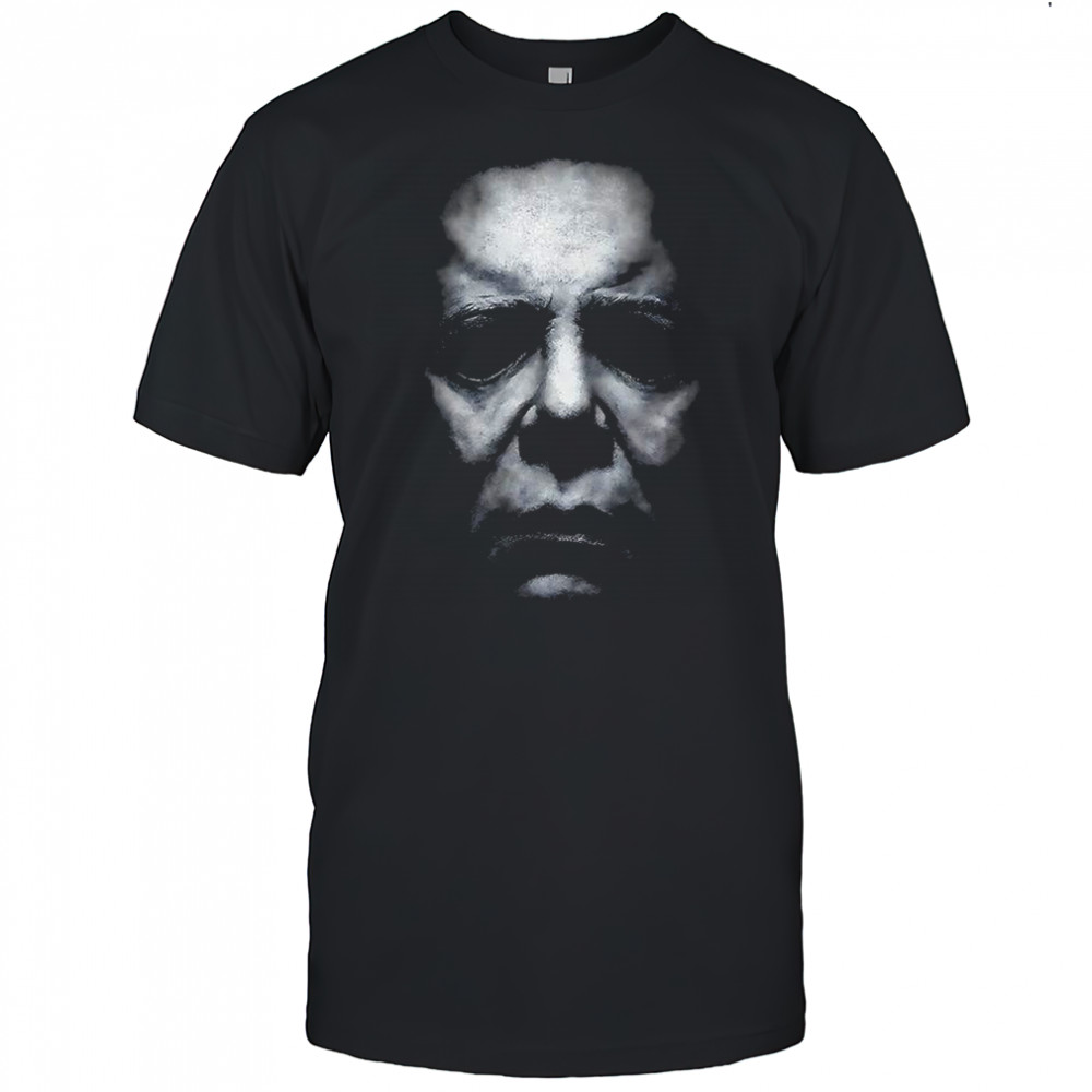 Michael Myers Halloween big face graphic shirt