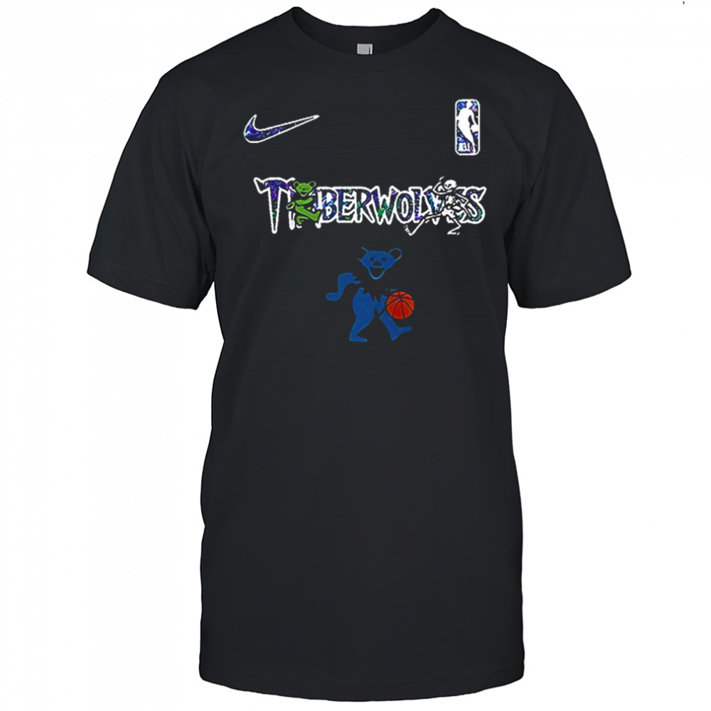 Minnesota Timberwolves Grateful Dead 60th anniversary bears shirt