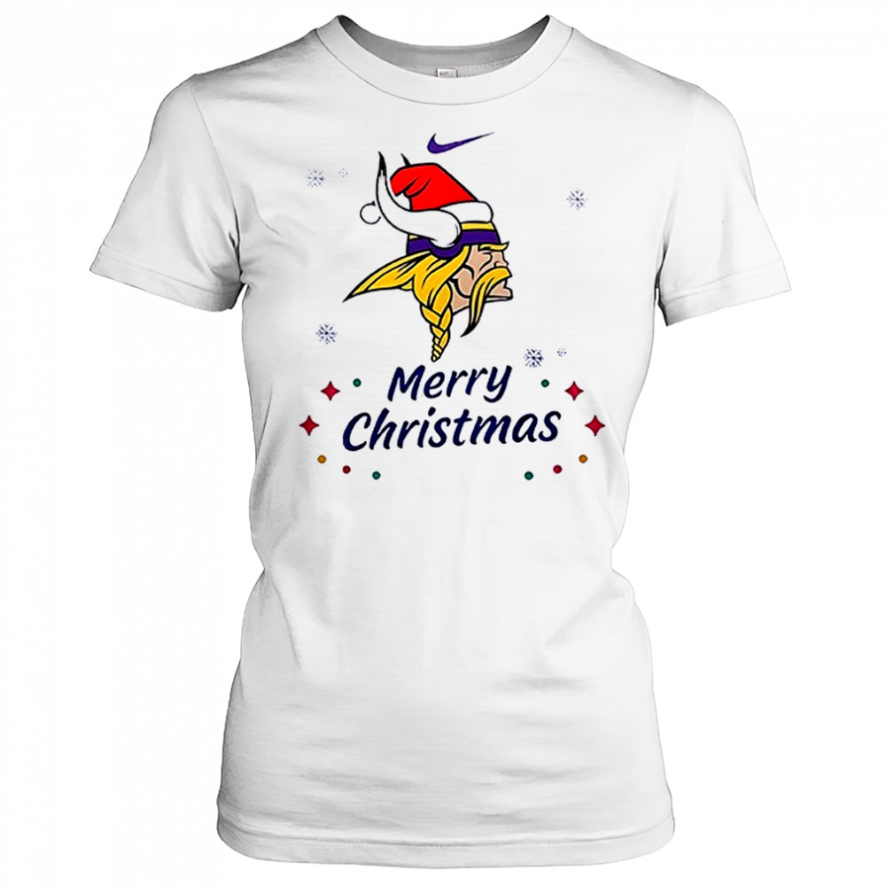 Minnesota Vikings Merry Christmas Santa Claus ho ho ho shirt