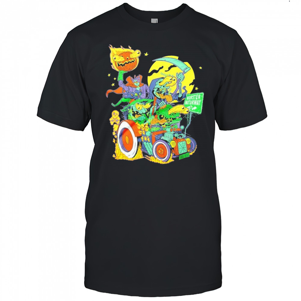 Monster Motorway Halloween T-shirt