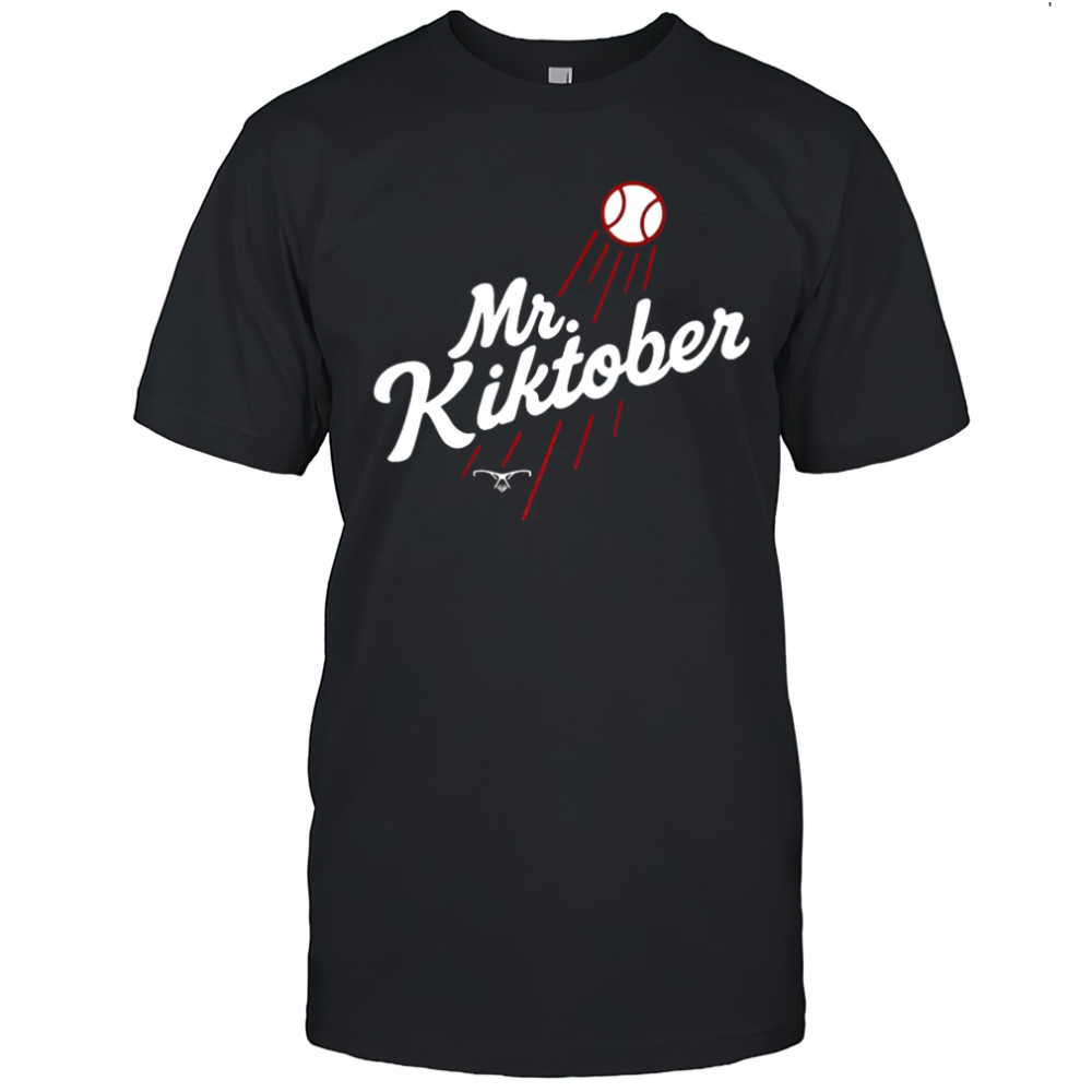 Mr. Kiktober Los Angeles Dodgers baseball The Clutch Season shirt