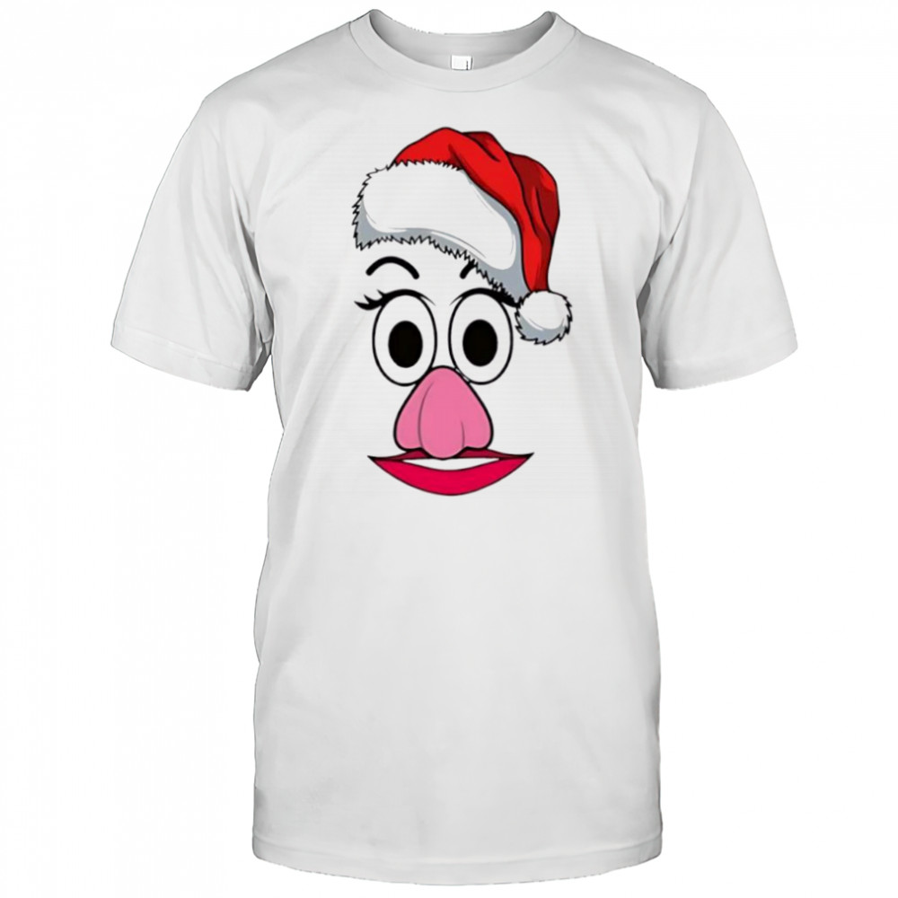 Mrs Potato Head Style Christmas T-shirt