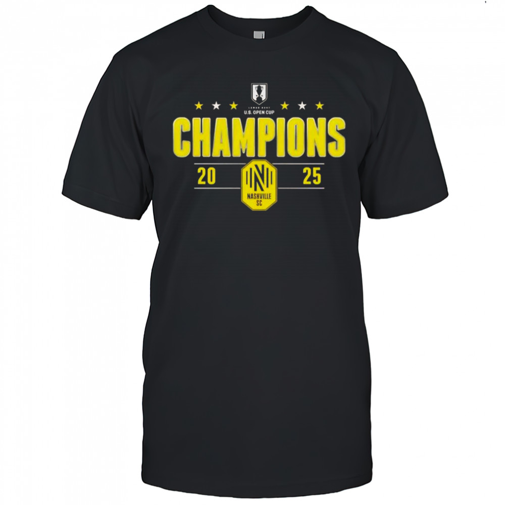 Nashville SC 2025 Lamar Hunt U.S. Open Cup Champions T-Shirt