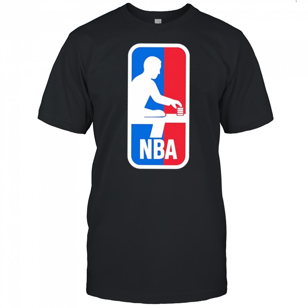 NBA logo parody shirt