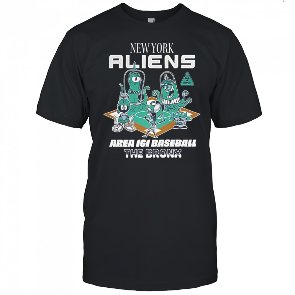 New York Aliens Area 161 baseball the bronx shirt