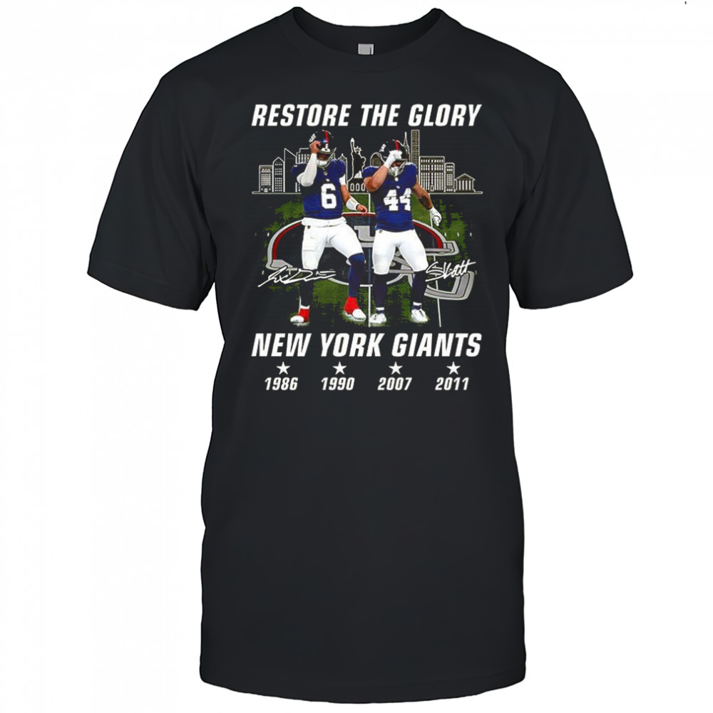 New York Giants restore the glory signature shirt