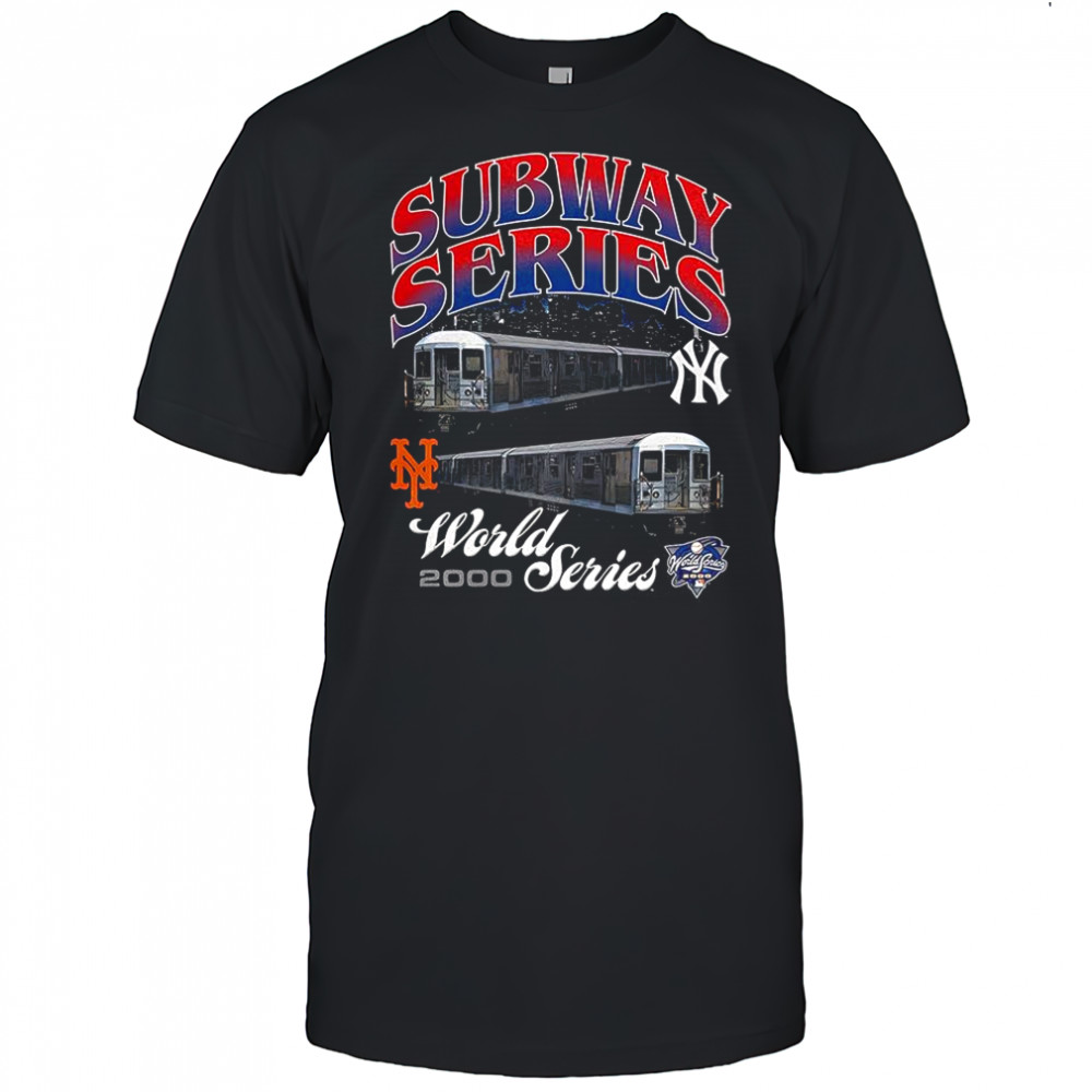 New York Yankees and New York Mets MLB Subway Series World Series 2000 shirt