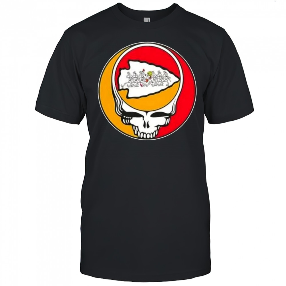 NFL Kansas City Chiefs Grateful Dead Stealie T-Shirt