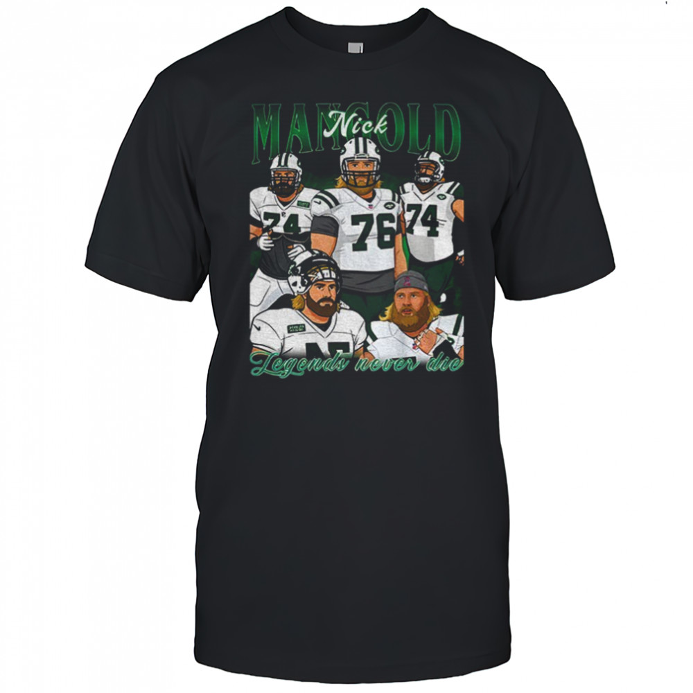 Nick Mangold New York Jets NFL Football 1984 2025 RIP Legends never Die graphic shirt