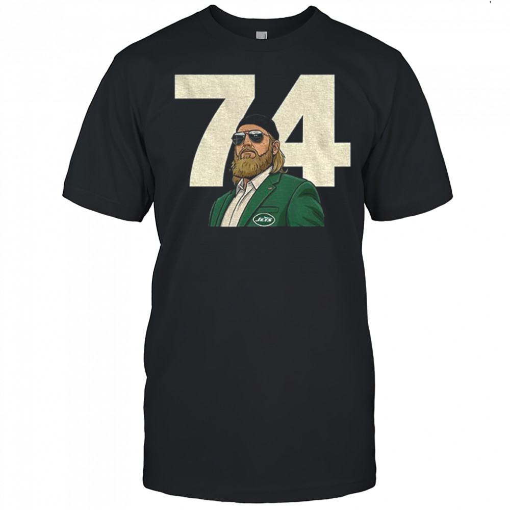 Nick Mangold tribute New York Jets 74 shirt