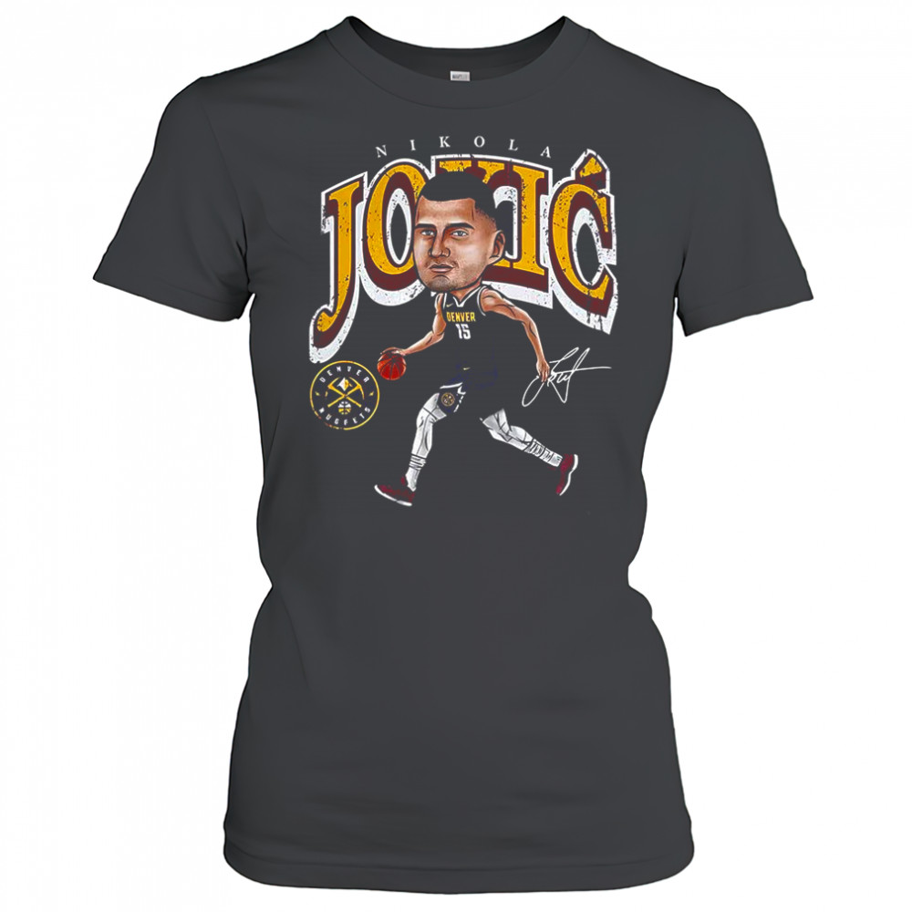 Nikola Jokic Denver Nuggets baseball cartoon signature shirt