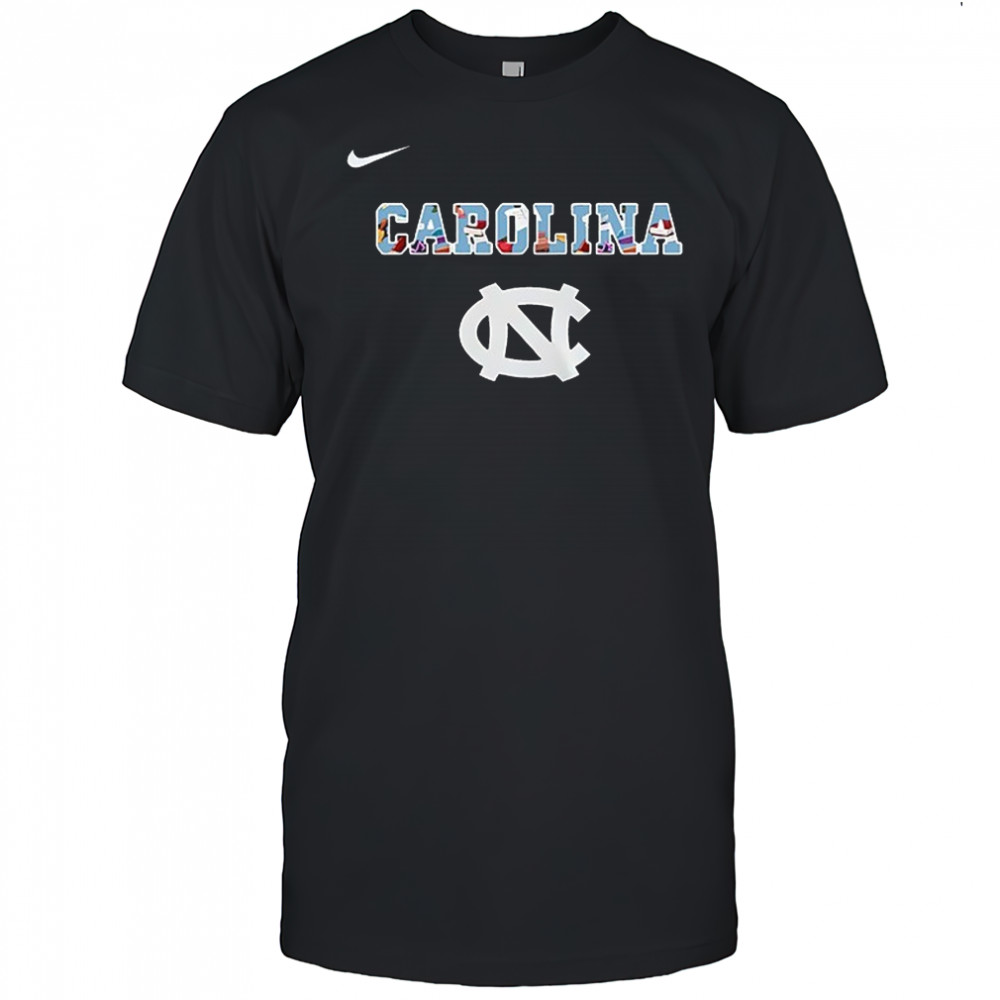 North Carolina Tar Heels teachers teach love inspire appreciation Double-Sided Graphic T-Shirt