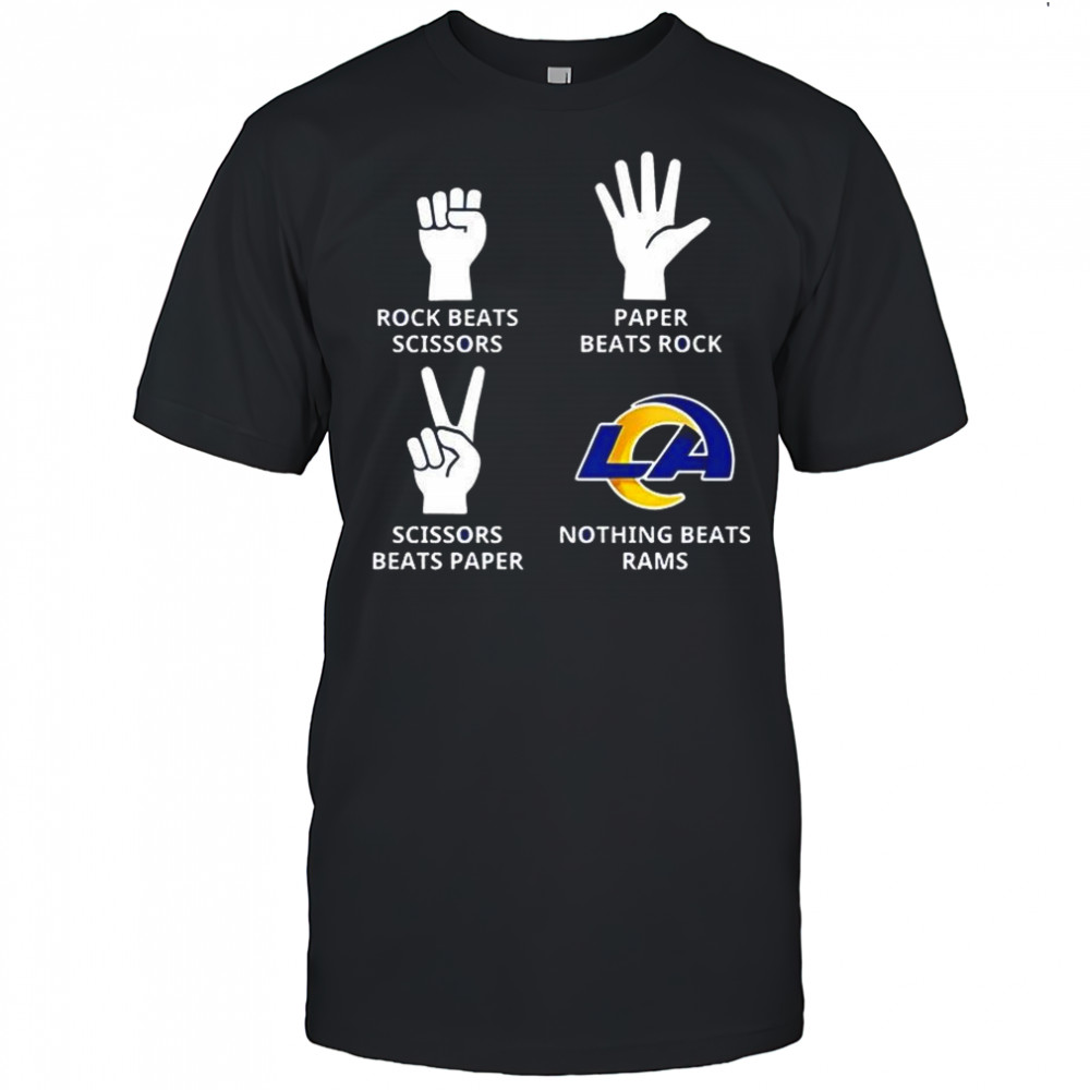 Nothing Beats Los Angeles Rams football logo shirt
