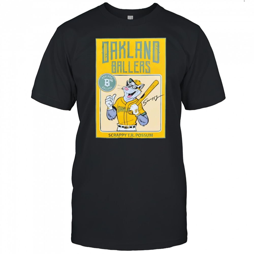 Oakland Ballers Scrappy Rookie Card shirt