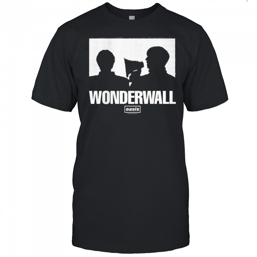 Oasis Wonderwall Silhouette Celebrate 30 Years Of Wonderwall By Iconic 1995 T-shirt