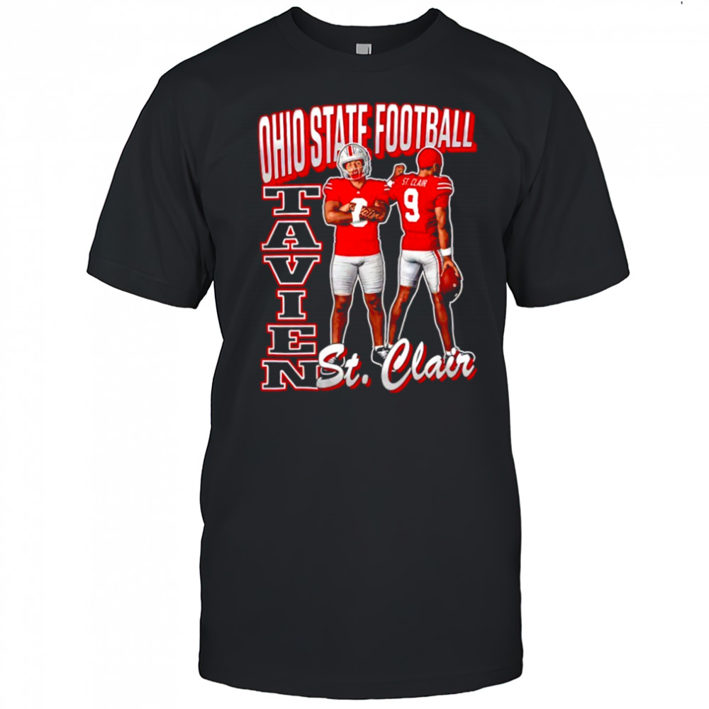 Ohio State Football Tavien St Clair Retro 90s shirt