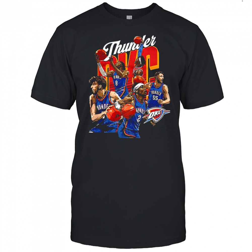 Oklahoma City Thunder basketball Starting player shirt