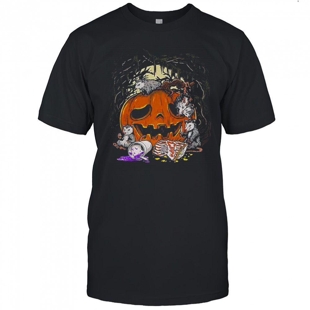 Opossum Jack-o’-lantern Pumpkin Halloween shirt