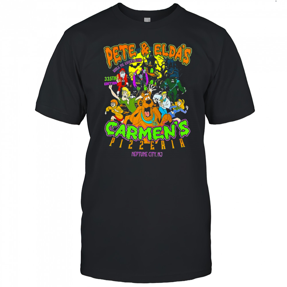 Pete and Elda’s Carmen’s Pizzeria Halloween shirt