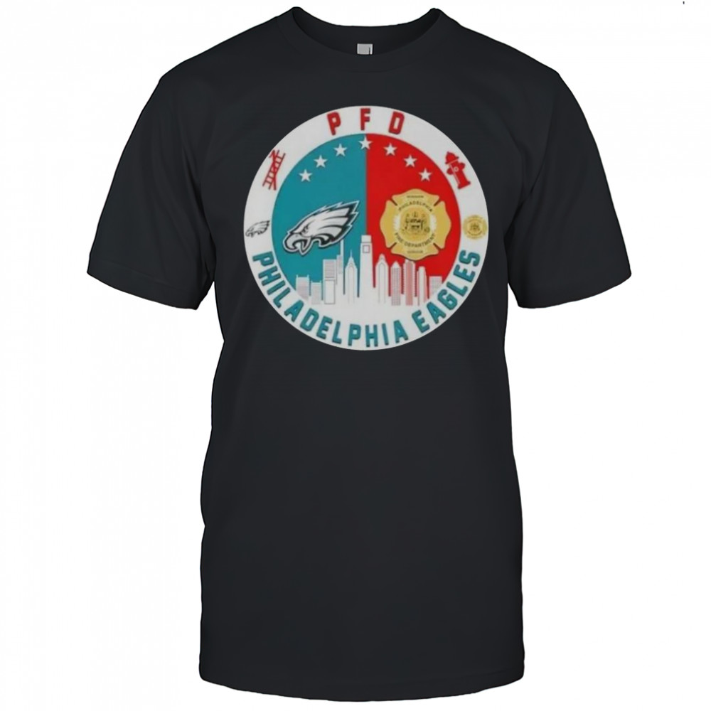 PFD Philadelphia Eagles Football Skyline Shirt