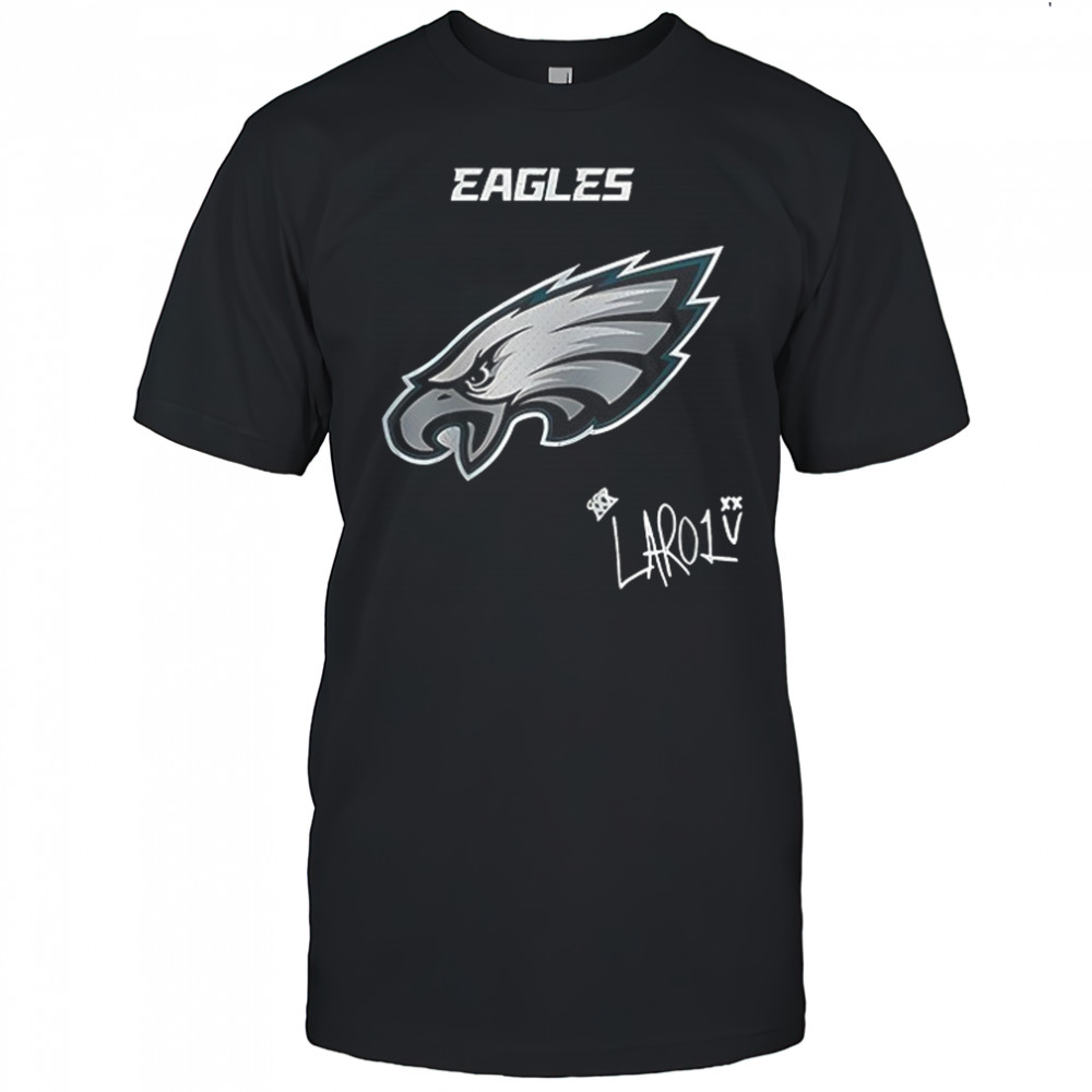 Philadelphia Eagles Kid LAROI Berlin Game 2025 logo shirt