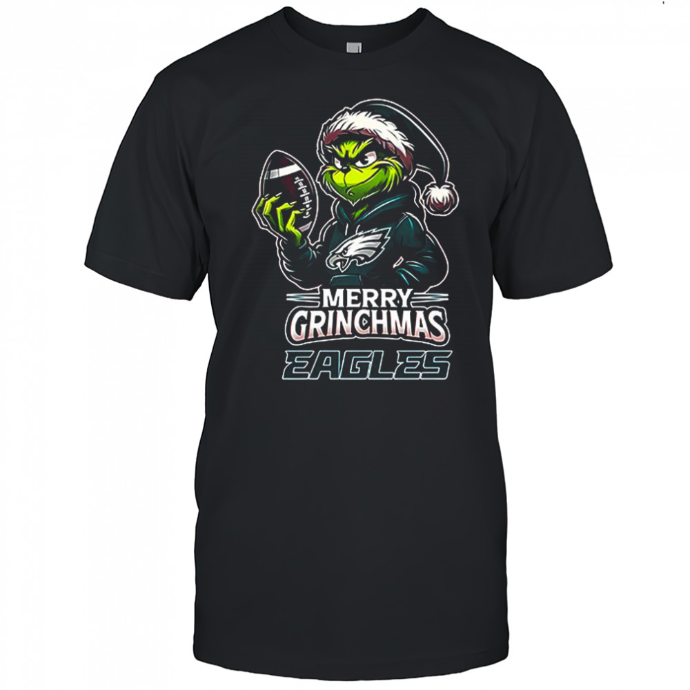 Philadelphia Eagles Merry Grinchmas they hate us because they ain’t us s shirt