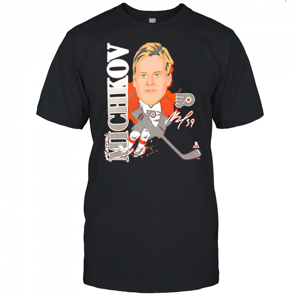Philadelphia Flyers Matvei Michkov Caricature Player signature shirt