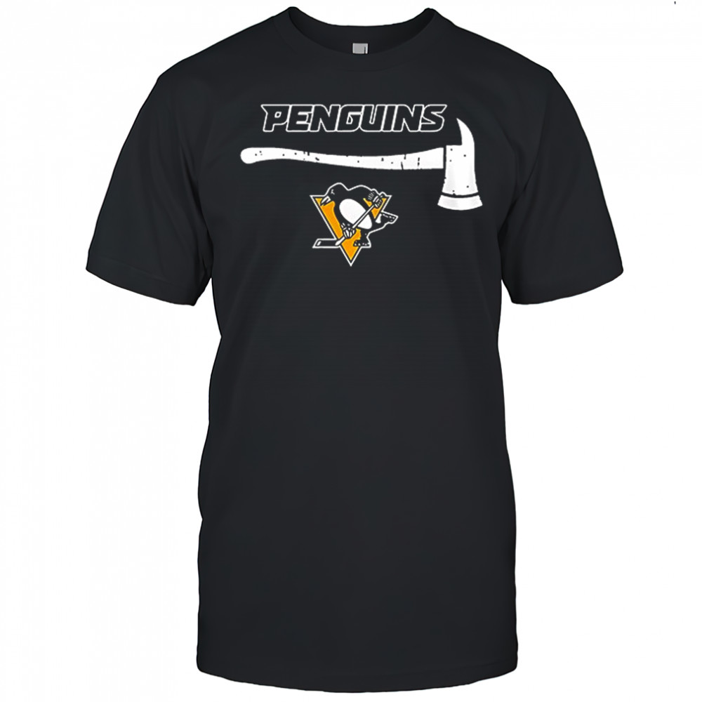 Pittsburgh Penguins firefighter application day logo shirt