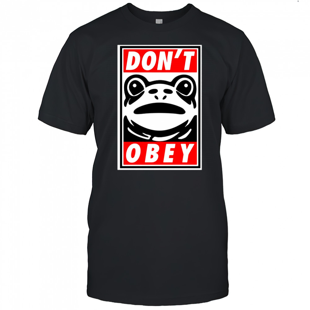 Portland Frog demands that you don’t obey shirt