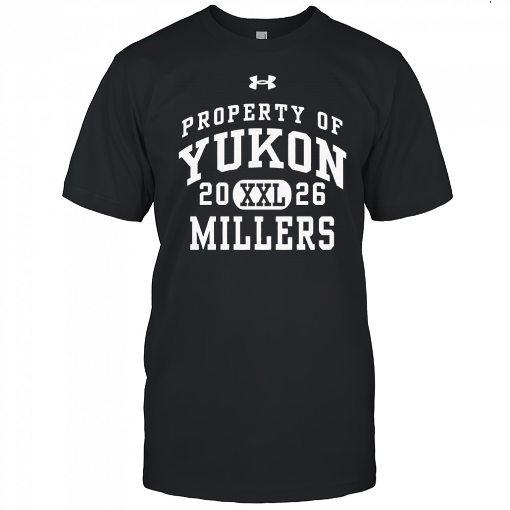 Property of Yukon 2026 millers XXL UA Team Tech shirt