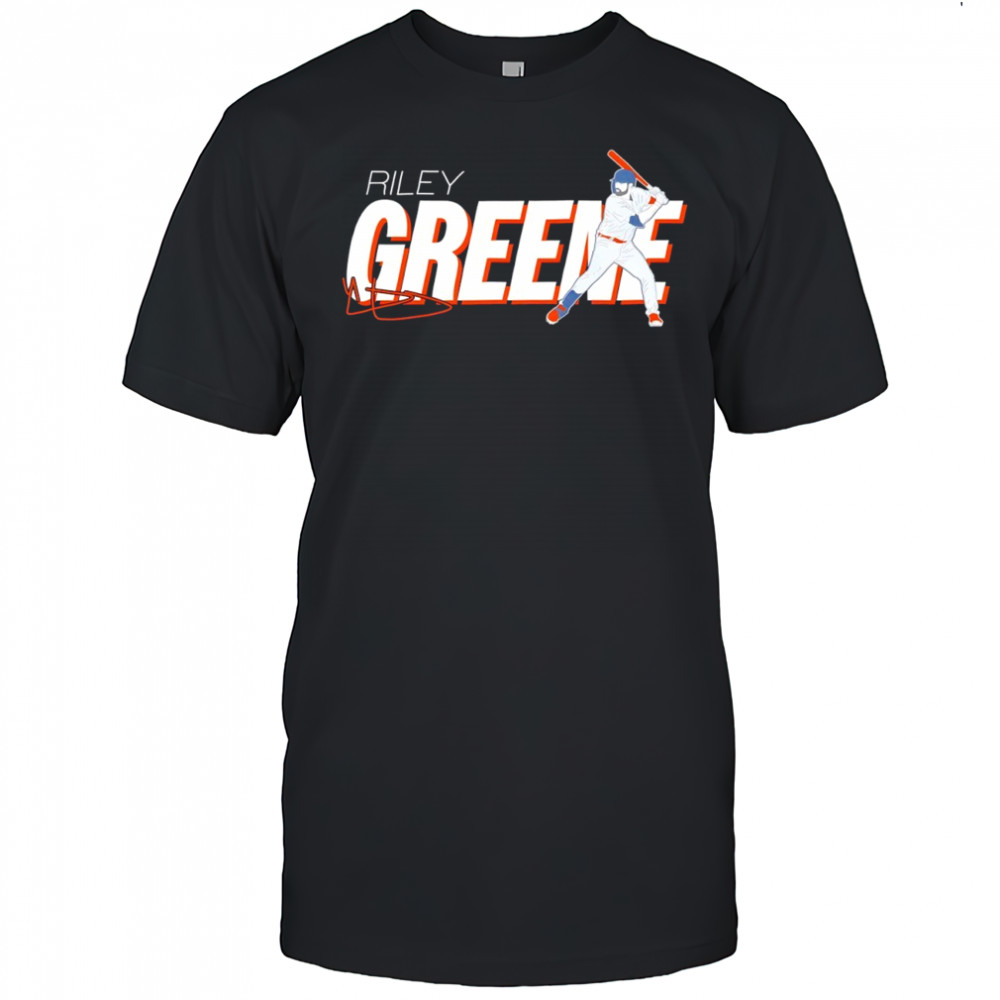 Riley Greene Detroit Tigers Baseball MLB Signature Shirt
