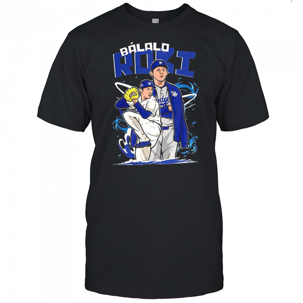 Roki Sasaki Los Angeles Dodgers baseball Báilalo Roki graphic shirt