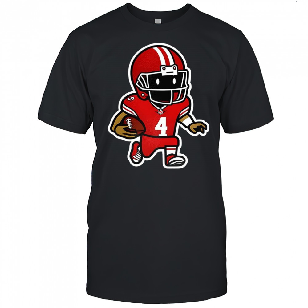 San Francisco 49ers football player number 4 graphic shirt