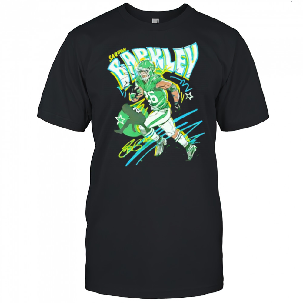 Saquon Barkley Philadelphia Eagles Signature Player vintage logo shirt