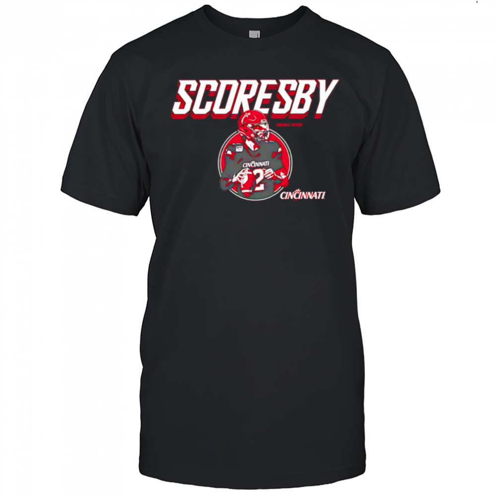 Scoresby Brendan Sorsby Cincinnati Bearcats football player shirt