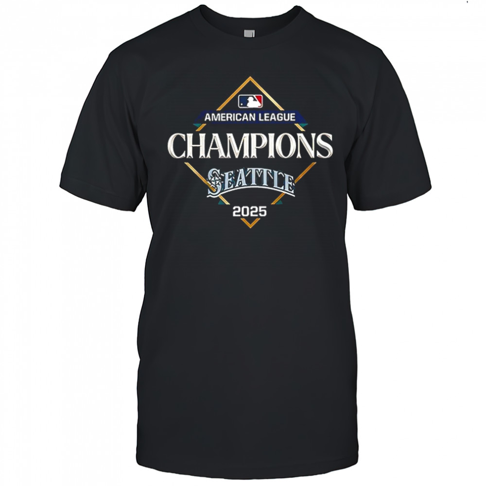 Seattle Mariners American League champions 2025 logo shirt