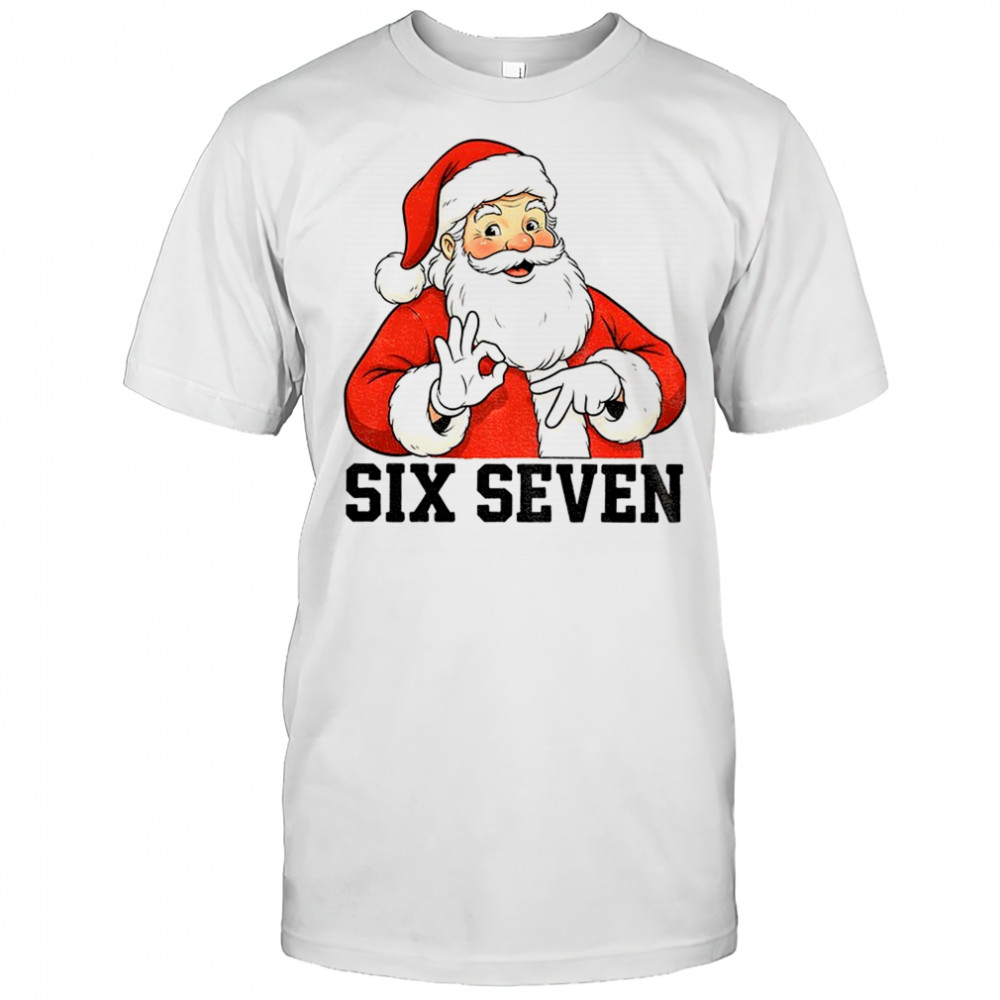 Six Seven Meme Christmas Santa shirt