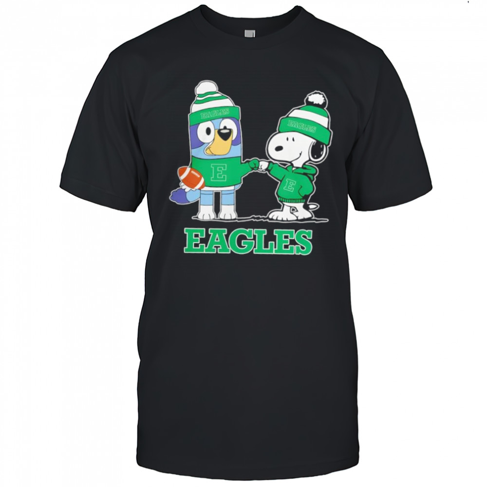 Snoopy x Bluey Eastern Michigan Eagles Football shirt
