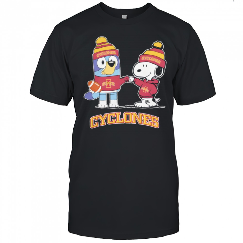Snoopy x Bluey Iowa State Cyclones Football shirt