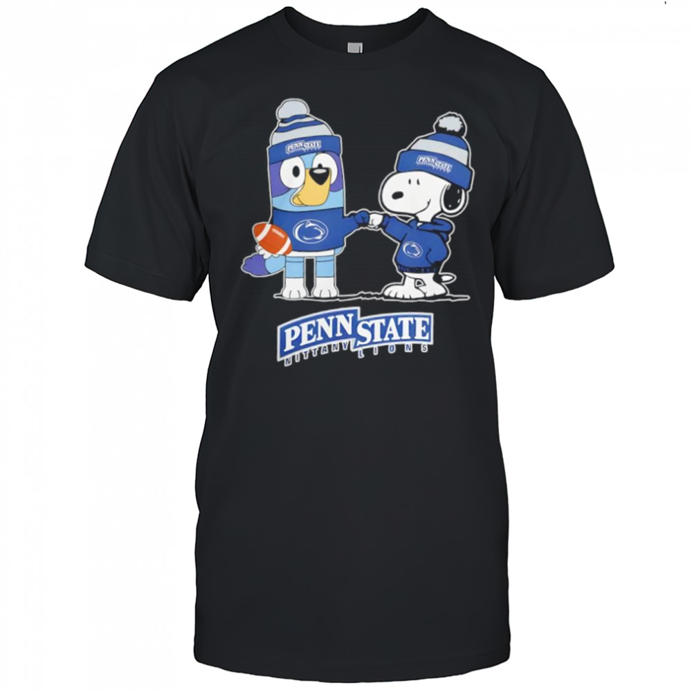 Snoopy x Bluey Penn State Nittany Football shirt