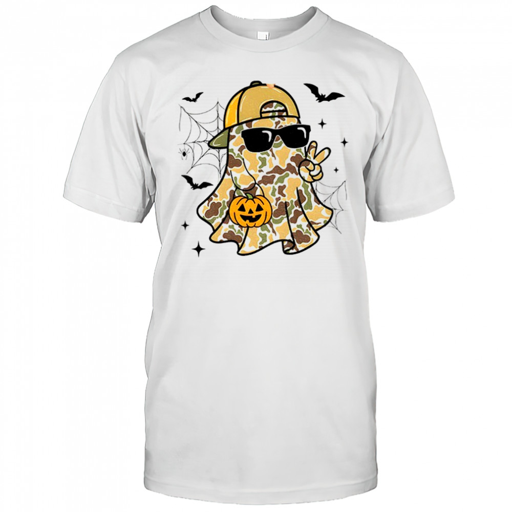 Spooky Dude Ghost Halloween Boy shirt