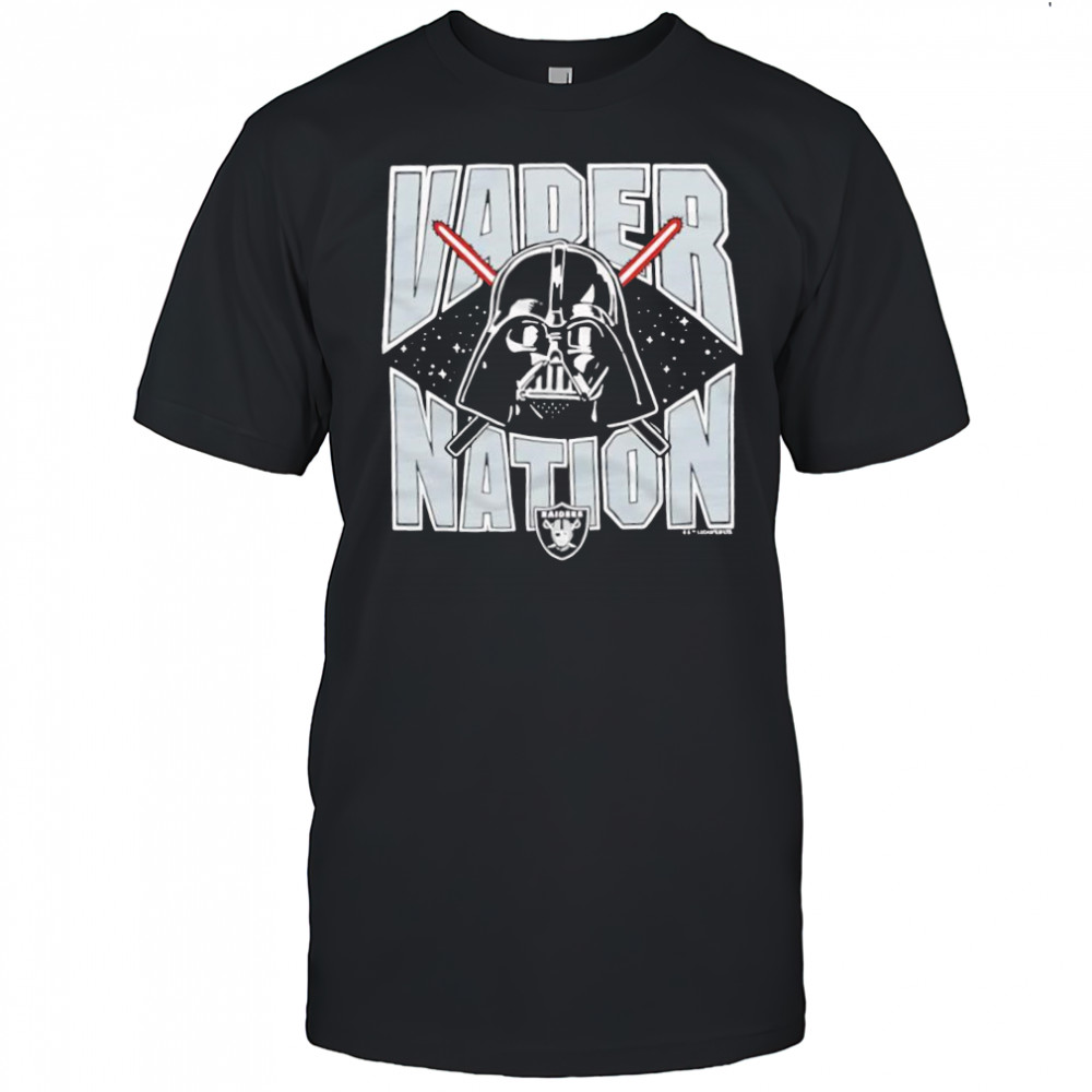 Star Wars x Las Vegas Raiders Darth Vader nation shirt