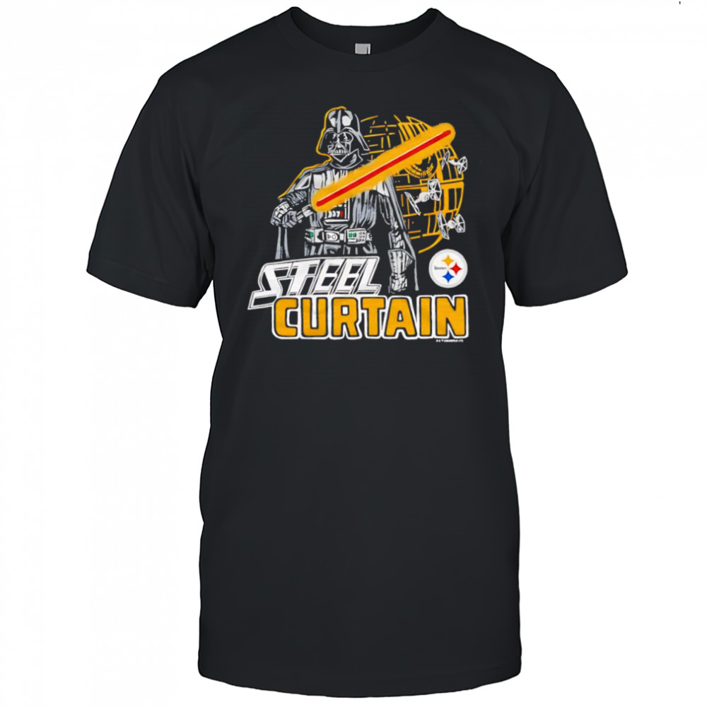 Star Wars x Pittsburgh Steelers Darth Vader steel curtain shirt